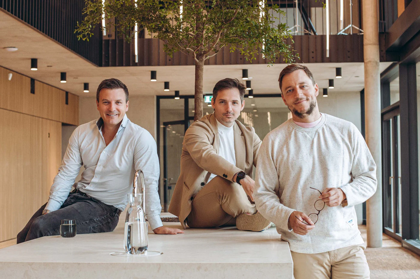 Serene atelier studio bathed in natural light